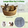 Jevnd Large Grass Bunny Bed for Large Rabbits with Warm