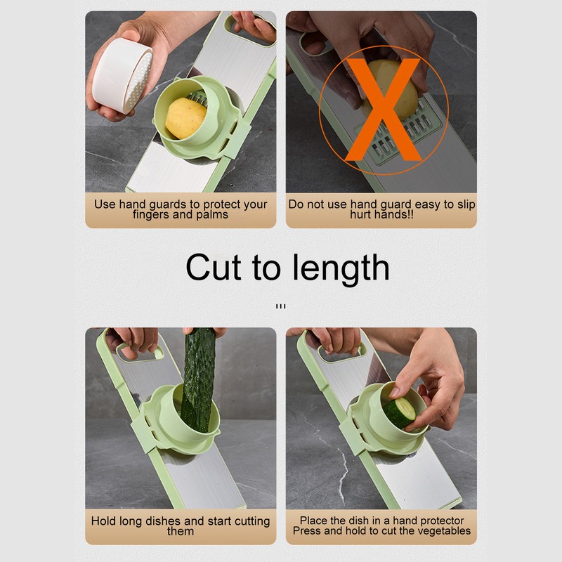 Vegetable Cutter Multifunctional Rustproof Veggie Potato Chopper Garlic Chopper for