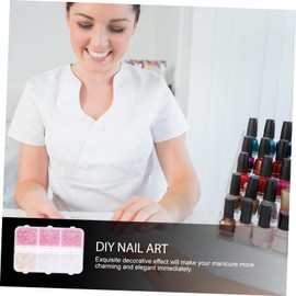 WOONEKY 6 Pack Mixed Resin Nail Flowers 3D Decorations Set for Nail Art Accessory Nail Tech Charms Removable Nail Art for Natural and Fake Nails