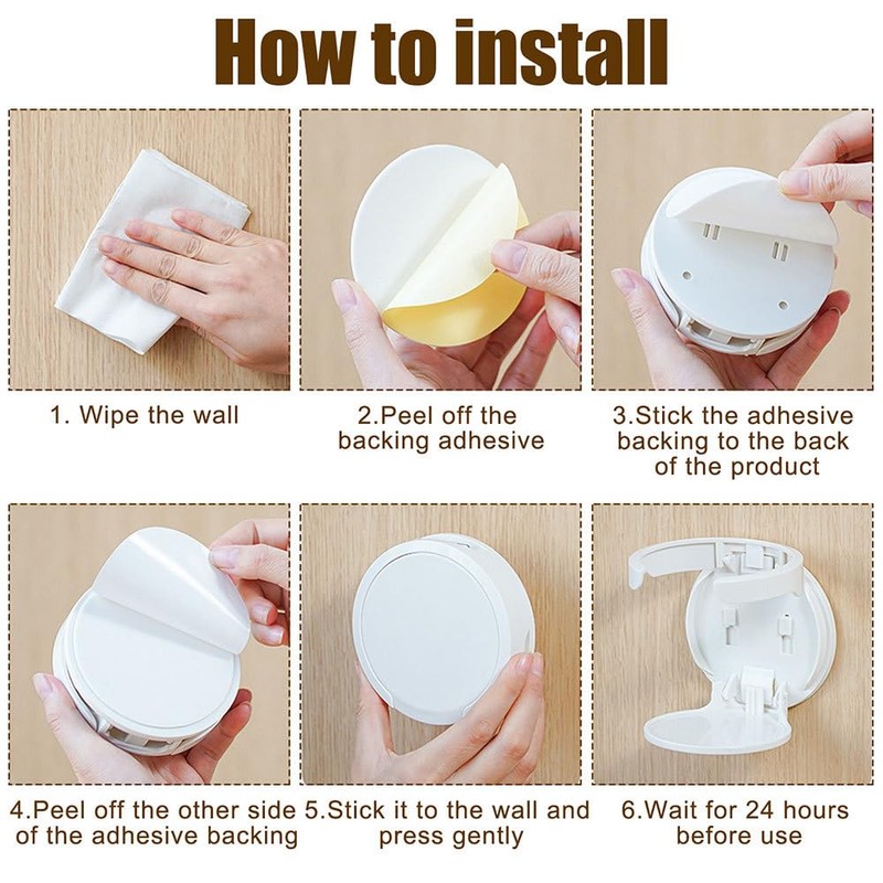 Drink Holder Wall Mount, 2PCS Self Adhesive Car Cup Holders