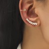 Stocking Stuffers Ear Cuff Earrings for Women Non Piercing Rhinestones