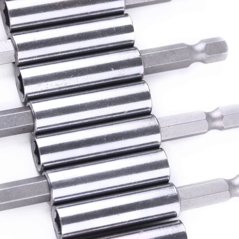 Rocaris 100 Pack Magnetic Extension Socket Drill Bit Holder 1/4"