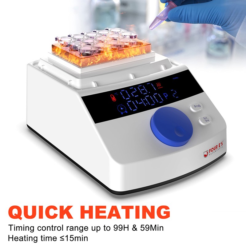 4E's USA Dry Bath Incubator - Programmable Mini Dry Bath