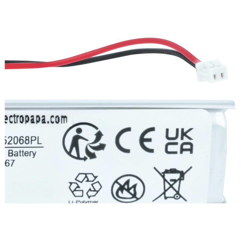vhbw batteria sostituisce Midland 752068PL per auricolari cuffie wireless (950mAh,