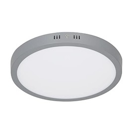 Volteck Lait PLA-217L, Luminario gris de LED 24 W redondo tipo plafón luz de día