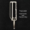 Titanium Alloy Belt Hang Buckle Durable Key Chain Waist Hanging