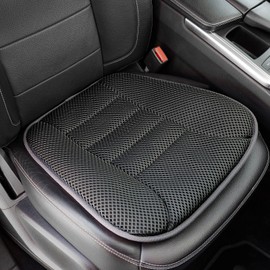 AEROiVi Car Seat Cushion for Driving, Breathable 3D Air Mesh, Non-Slip Bottom, Comfort Car Seat Protector, Car Seat Pad Also Works with Truck and Office Chair Home