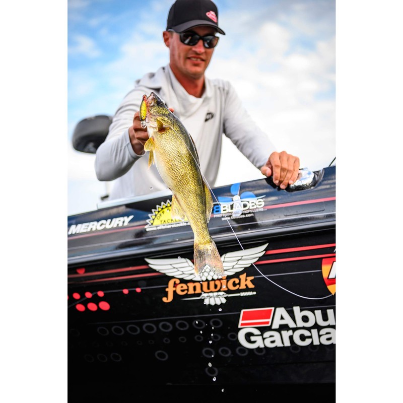 Berkley Flicker Shad Shallow Fishing Lure, Slick Purple Bengal, 2/7