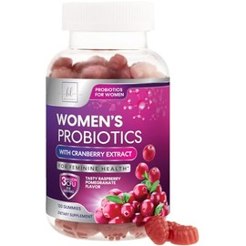 Probiotics for Women Gummies with Cranberry - 6 Premium Strains for PH Balance - Women Probiotics for Digestive Health, Vaginal & Immune Support, Wome