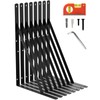 LEOPO 14 Inch Shelf Brackets & Supports, Large Wall Brackets