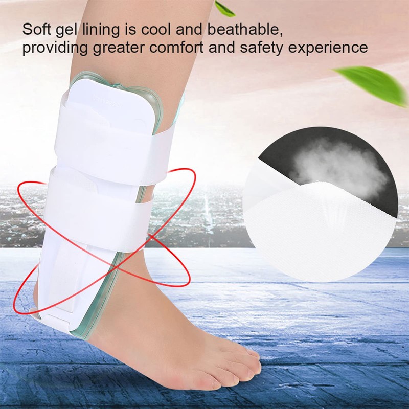 Air Gel Aircast Ankle Brace Protection Ankle Sprain Splint Adjustable