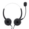 Call Center Headset, RJ9 Hands Noise Cancelling Binaural Headset, Comfortable