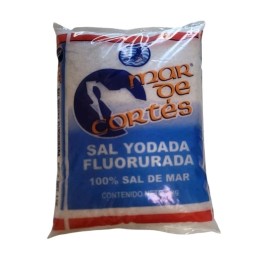 Mar de Cortes 100% Fluoridated Ionized Sea Salt 1Kg (2.2Lb)