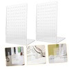 Hohopeti Jewelry Organizer Displays 120 Hole Earring Rack Acrylic Earring