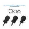 Voarmaks 4-Pack Mic Foam Covers Compatible with Steelseries Arctis 1,