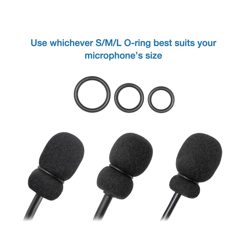 Voarmaks 4-Pack Mic Foam Covers Compatible with Steelseries Arctis 1,