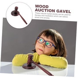 Operitacx Judge Gavel Wooden Lawyer Gavel for Auction Hammer Judge Judge Hammer Portable Wood Auction Gavel