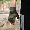 NuCamper Half Finger Tactical Gloves for Men,Touchscreen Fingerless Airsoft Gloves