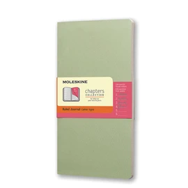 Moleskine Chapters Journal Mist Green Slim Medium Ruled