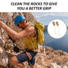 2 Pieces Long Handle Bouldering Cleaning Brushes, 2 Pieces Carabiner