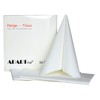 50 Apartina Napkins Fabric-Like Airlaid, Plain, White, Size 40 x