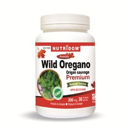 Nutridom Oil of Oregano Softgels - Wild Oregano Oil Supplement with Highly Concentrated Carvacrol - Easy to swallow Capsules - Non GMO - 30 Count