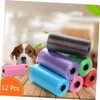 BUGUUYO Bags 12 Rolls Pet Garbage Bags Practical for Outdoor