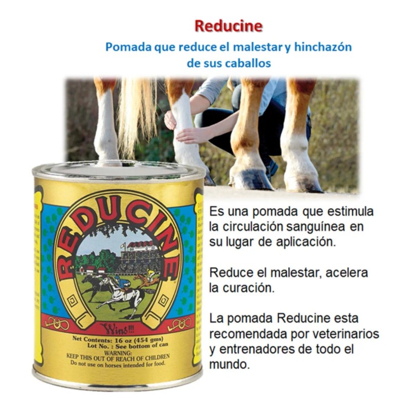 Reducine 454g Antiinflamatorio Analgesico Estimulante Equino