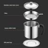 Stainless Steel Oil Strainer and Container Oil Storage Pot with