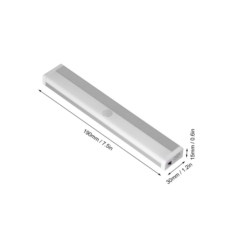 LED Closet Light Motion Sensor 2-Gear Portable USB Drawer Light