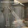 High Pressure Shower Head with Handheld, Upgrade Rain Shower Heads