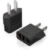 6 Pack of European to US Plug Adapter, Plug Converter,