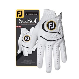 FootJoy Men's StaSof Prior Generation Golf Glove White Cadet XX-Large, Worn on Left Hand