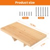 avvkfcmn Little Library Mount – Weather-Resistant Wooden Bracket for Outdoor