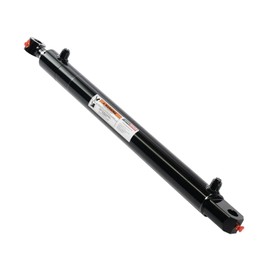 Kingway Hydraulic Double Acting Hydraulic Cylinder - Tang Universal Hydraulic Cylinder 2" Bore, 22 inch Stroke - 3500 PSI, 9400 LBs Column Load, SAE#6 Ports, 1" Pin Holes