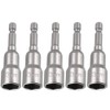 Saipor 5 Pieces 1/4 Inch Hex Shank Socket Wrench Set