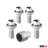 OMAC Wheel Lock Kit for Mercedes SLC-Class M14X1.5 Bolt Chromed