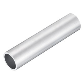 DMiotech (35mm OD x 29mm ID) 6063 Aluminum Round Tube 150mm Length Industry Metal Tubing for Machinery Frame Construction DIY Projects