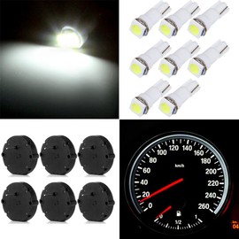 OCPTY 6 Pcs X27.168 Instrument Cluster Gauge Stepper Motor Kit with 8 Pcs T5 LED Light Bulbs - Fit for GM For Toyota For Honda For Ford For Chrysler For Chevy Silverados, Tahoes, Yukons, Suburbans