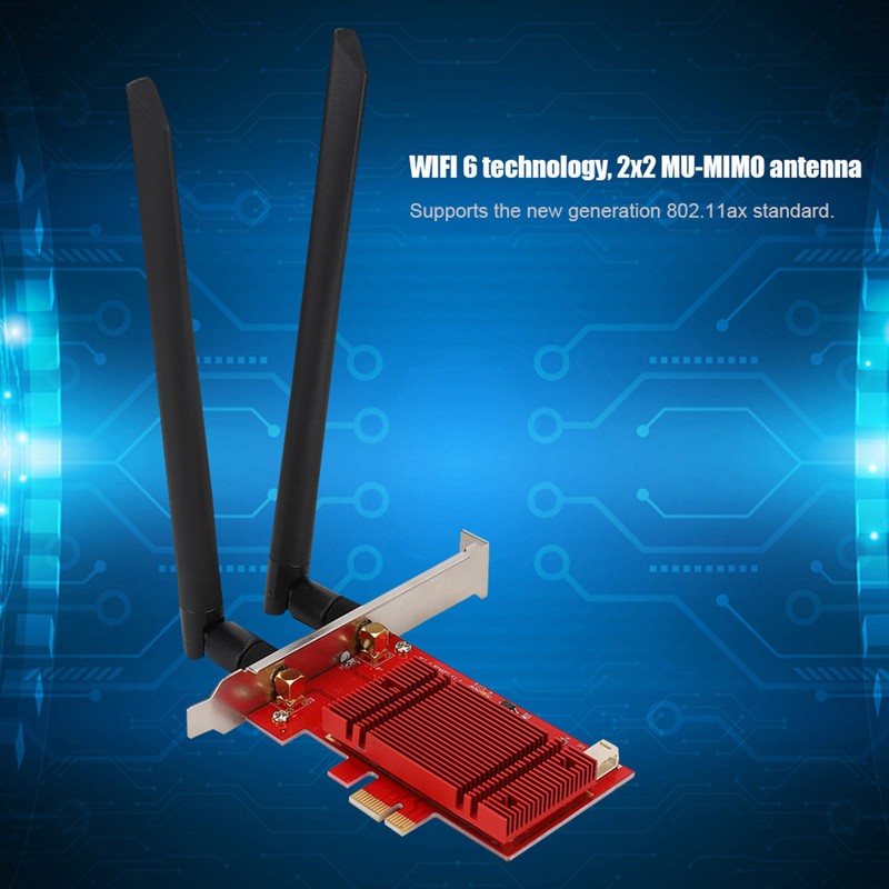 For intel AX200NGW 802.11ax Bluetooth 5.0 WIFI6 2400Mbps PCI-E DesktopWireless