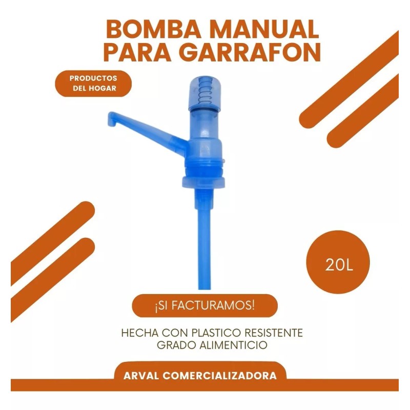 Tricorp Despachador Manual Bomba Para Garrafón