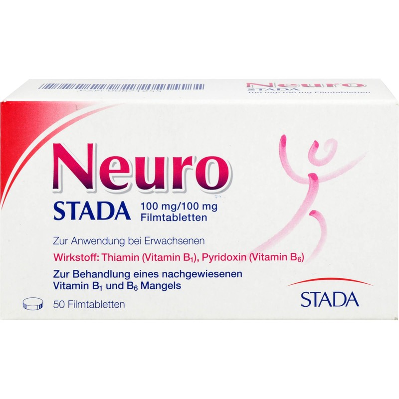 STADA Neuro Filmtabletten bei nachgewiesenem Vitamin B1 und B6 Mangel,