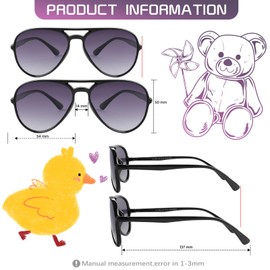 FONHCOO Polarized Sunglasses for Girls Boys Aviator Teenager Sunglasses with Flexible Frame, UV400 Protection, Age 10-15