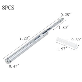 MY MIRONEY 8Pcs Floating Shelf Bracket Hardware Floating Shelf Invisible Support Bracket Metal Blind Shelf Supports Hidden Wall Brackets, 0.47" x 7.28"