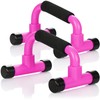 com-four® 2 x push-up handles, handles for push-ups, gentle on