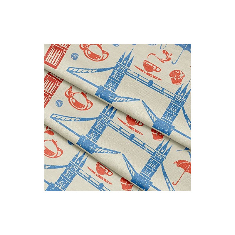 Xtremepads London Britishs Pattern Pattern - Rectangle Oblong Linen Tablecloth,