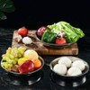 UPKOCH 6 x Round Stainless Steel Serving Plates (7 Inches),