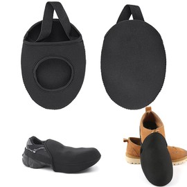 MIRKUZI Overshoes 2 Pack Black Bicycle Overshoes, Bicycle Toe Overshoes for Women and Men, Bicycle Anti-Slip Bicycle Overshoes