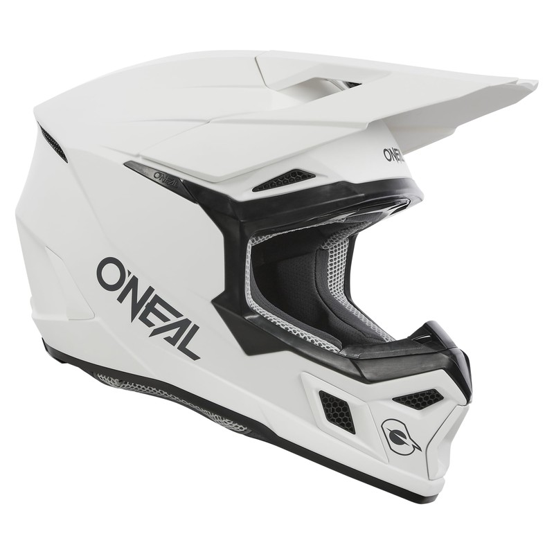 O'Neal 3 SRS Adult Helmet Solid White XX-Large