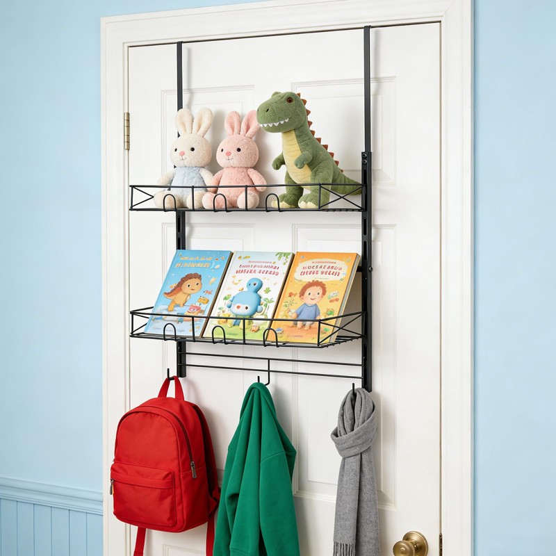 Over the Door Hat Organizer, 3 Tier Wall Mounted Hat